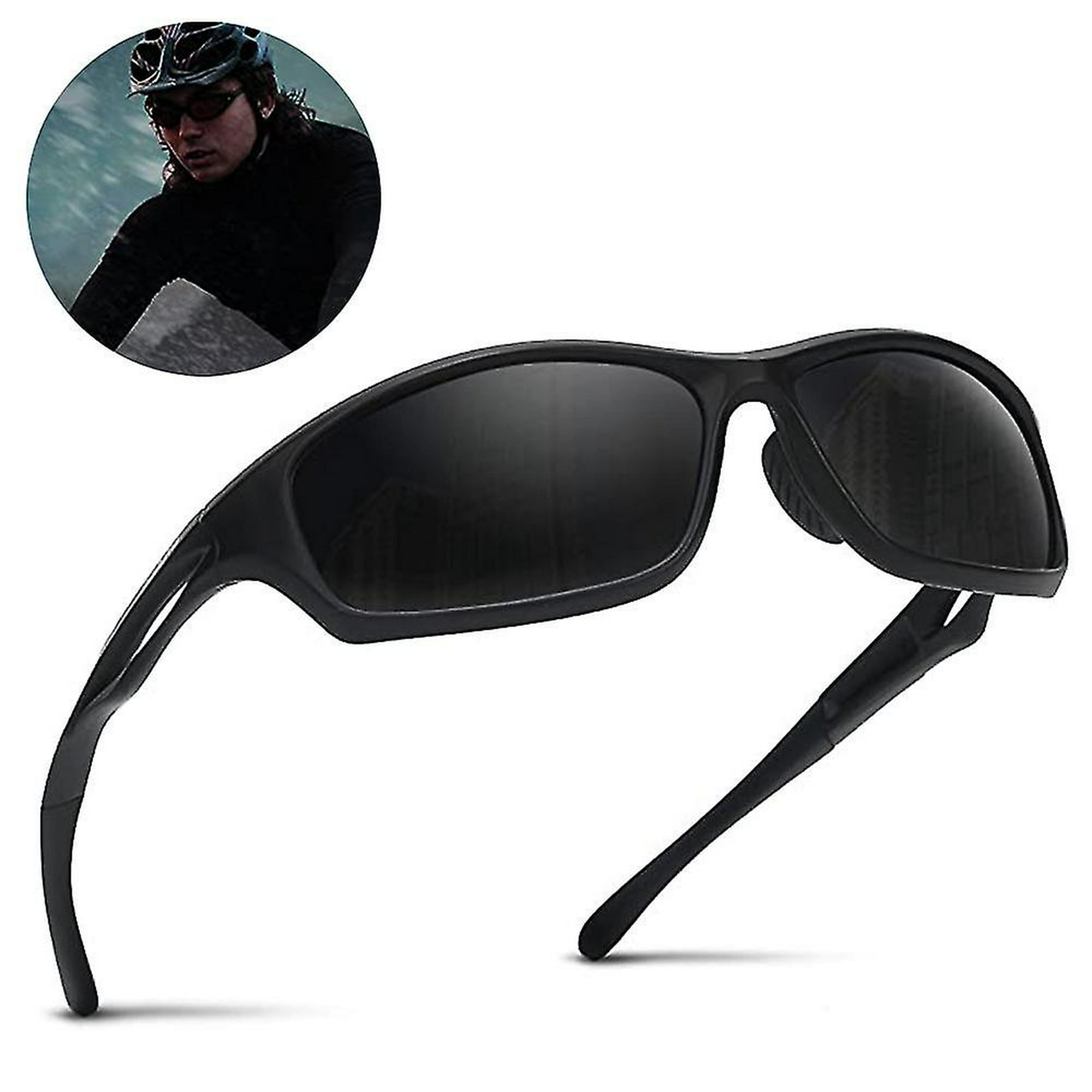 Protección anti agua de mar Gafas de Sol una pieza de lente de seguridad  Gafas de sol Cycling Rectangle Gafas de sol polarizadas para hombre de gran  tamaño - China Gafas de