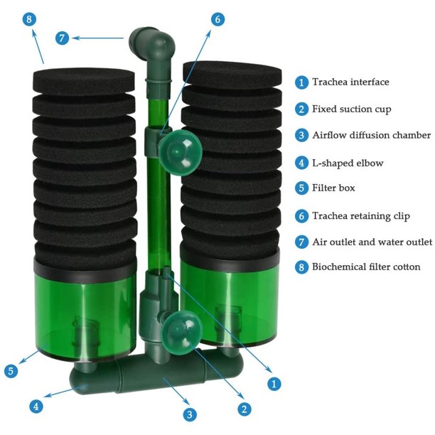 Soporte De Filtro Con Ventosas Para Bomba De Agua De Acuario