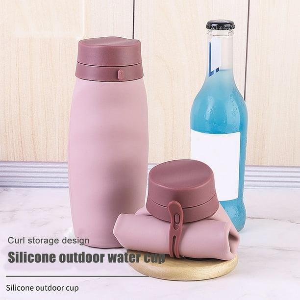 Botella para Agua Plegable (Rosado)