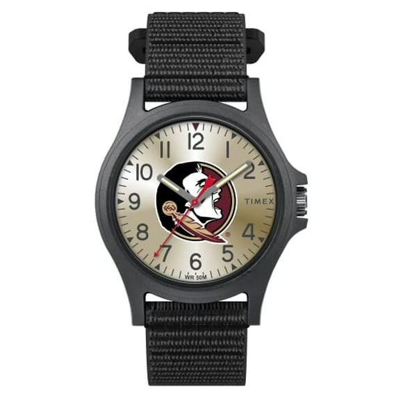 reloj timex collegiate pride 40mm para hombre  florida state seminoles con correa fastwra timex timex