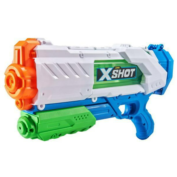 X-Shot Sonic - Pistola de agua de carga rápida de llenado rápido, pistola  de agua, juguetes de agua, 2 lanzadores en total, se llena con agua en solo