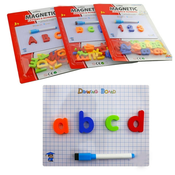 EVA, letras magnéticas con números de 78 piezas del alfabeto ABC 123 para  nevera, coloridos juguetes educativos, aprendizaje preescolar, conteo de