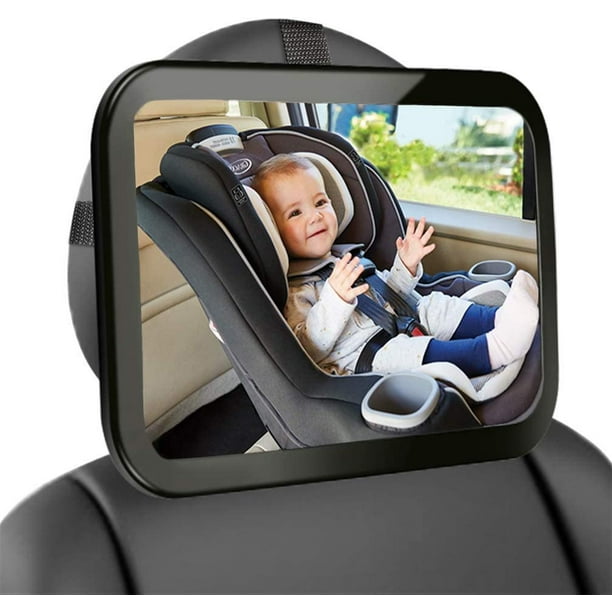 1 Uds espejo de coche para asiento trasero de bebé espejo grande irrompible  para coche espejo retrovisor de bebé para Surv