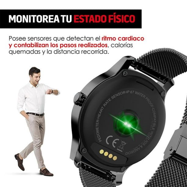 Smartwatch Reloj Inteligente Resistente al Agua Mod. W90