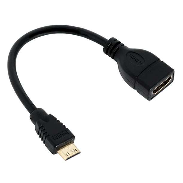 Adaptador HDMI Hembra a Mini HDMI Macho - Cables HDMI® y