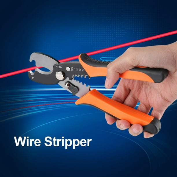 Dos herramientas para pelar cables de electricista, pelacables