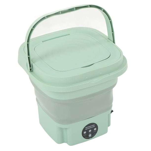  Mini lavadora portátil, lavadora plegable, pequeña ropa  interior automática portátil plegable (mini lavadora) (verde) :  Electrodomésticos