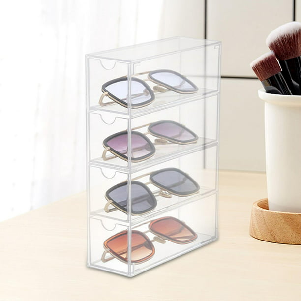 Caja De Maquillaje De 7 Cajones De Acrílico Transparente