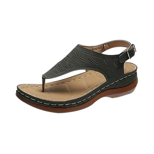 Zapatos ortopédicos premium para mujer Zapatos cómodos Sandalias romanas  informales para mujer Wmkox8yii FOPL2876