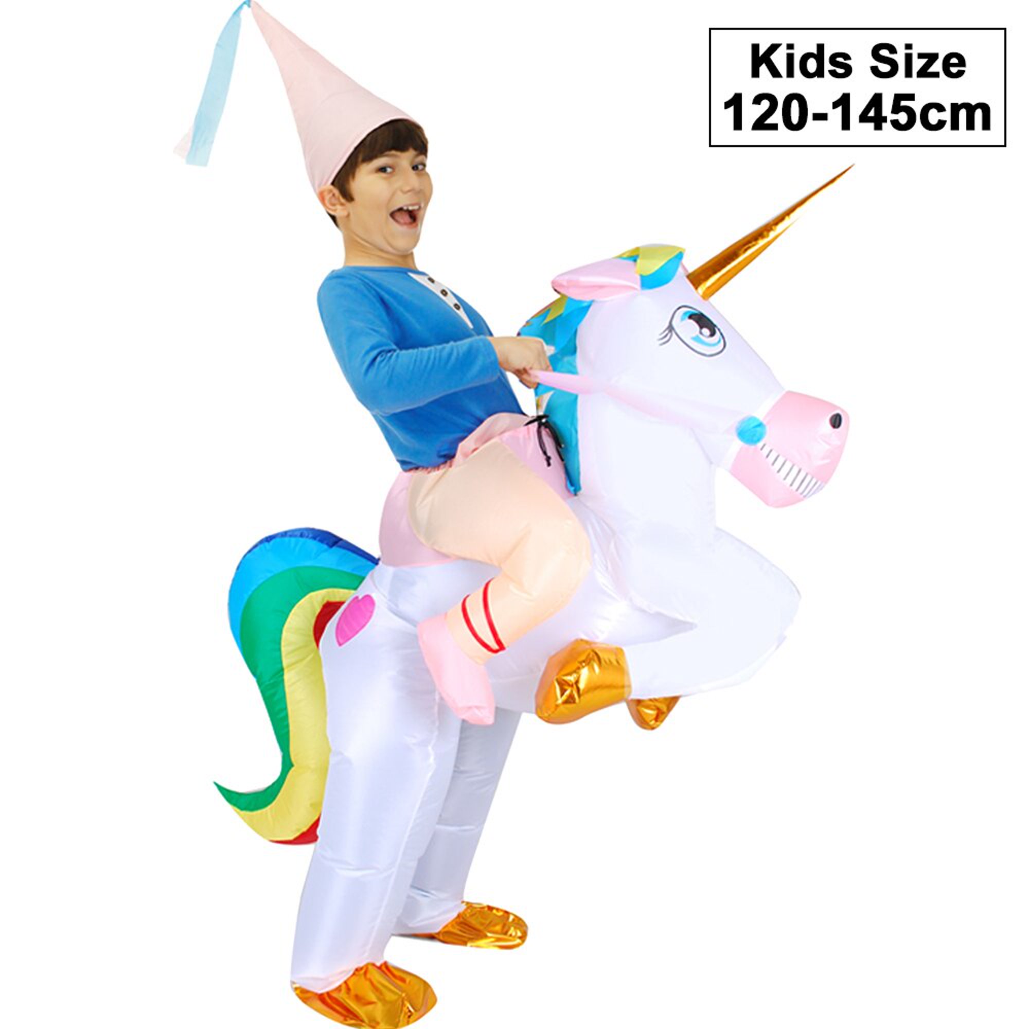 Disfraz de caballo inflable para niños y niñas, traje de Cosplay de  vaquero, divertido, para fiesta de Halloween, Purim