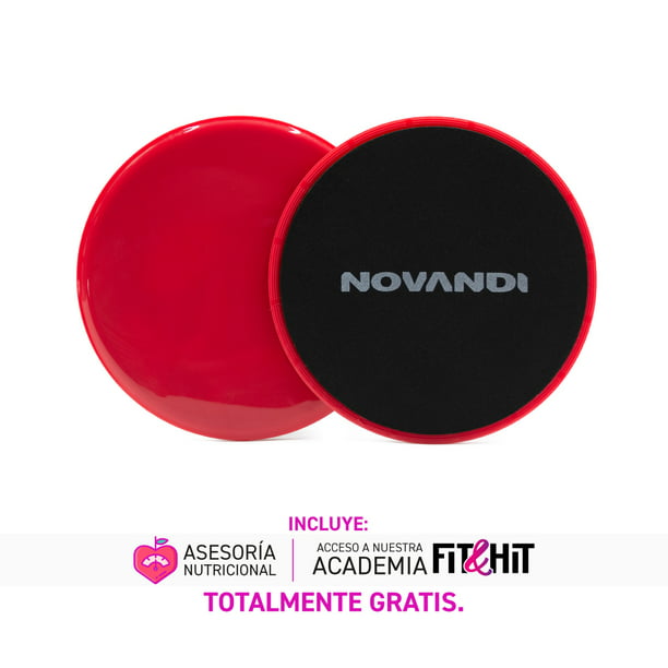 Discos Deslizantes Para Pilates/ Fitness/ Crossfit Color Rojo