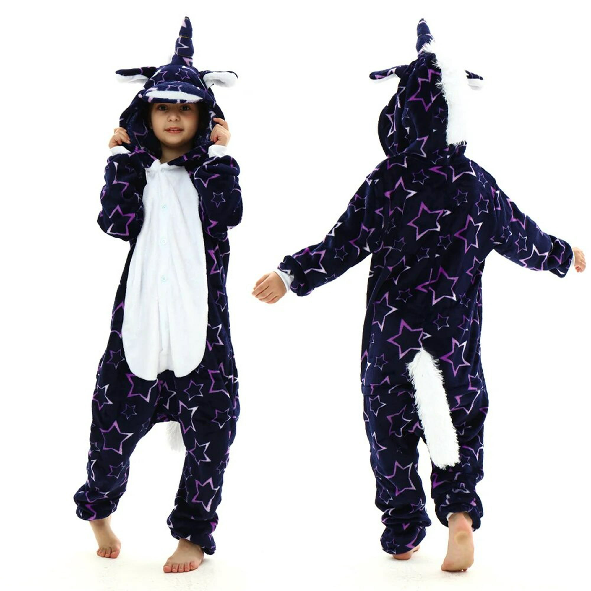 Ropa de una sola pieza para niños, pijamas de animales, ropa de juego de  roles de Halloween para niñas y niños, suave y cómoda.