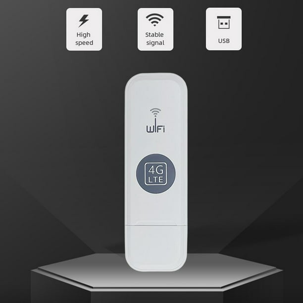 Router de Internet 4G Portátil de Plástico, Versión UE Módem Inalámbrico  USB de Yotijar