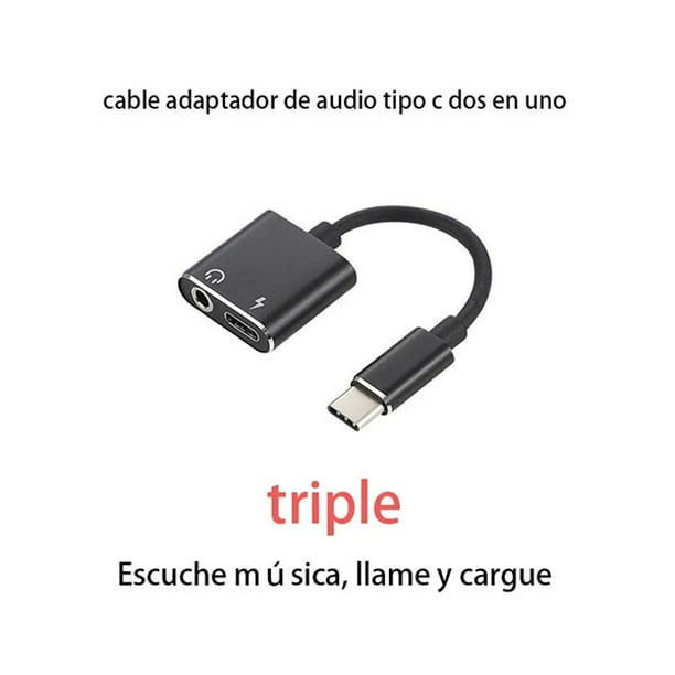 GENERICO Cable Adaptador Tipo C A Jack Audio 3.5 Mm Auxiliar Compatible  Samsung