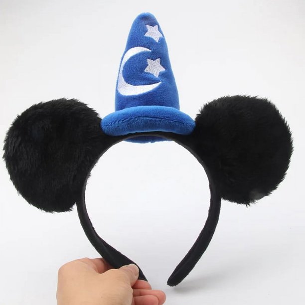 Disfraz de Mickey Mouse para niño y niña, sombrero con orejas