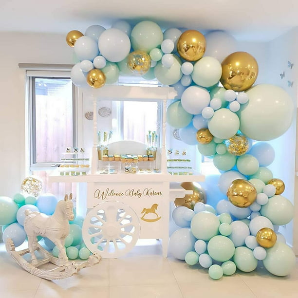 Kits de guirnaldas de globos azules - Decoraciones para baby