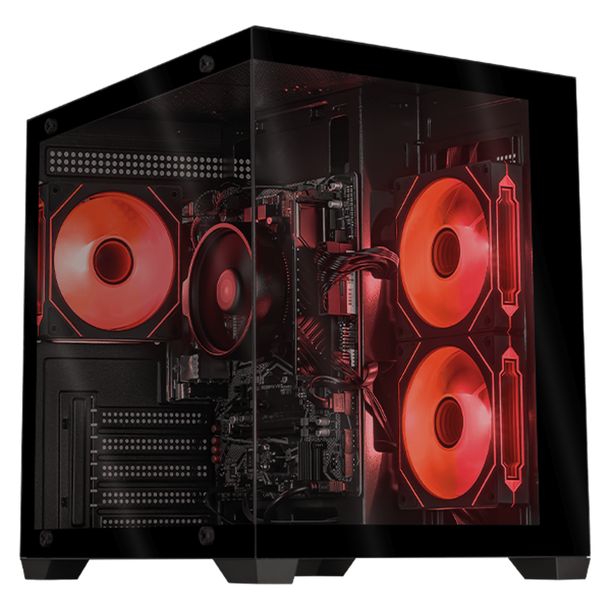 Computadora escritorio xtreme pc gaming amd radeon vega renoir ryzen 7 5700g 16gb ssd 500gb wifi black juegos casuales, trabajo y estudio