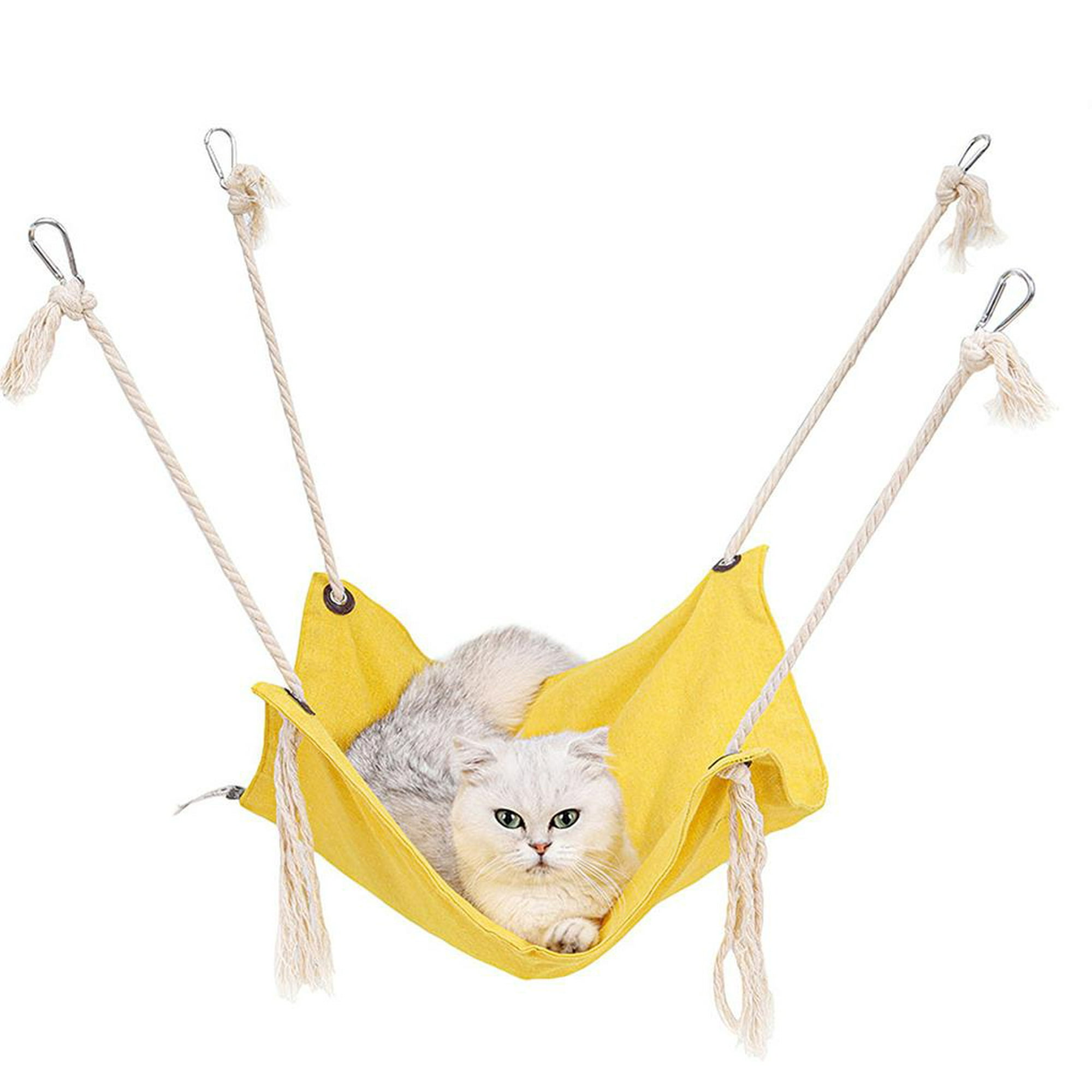 Cateissary Hamaca transpirable gatos, de algodón, hamaca para gatos, colgante de lin Cateissary | Walmart línea