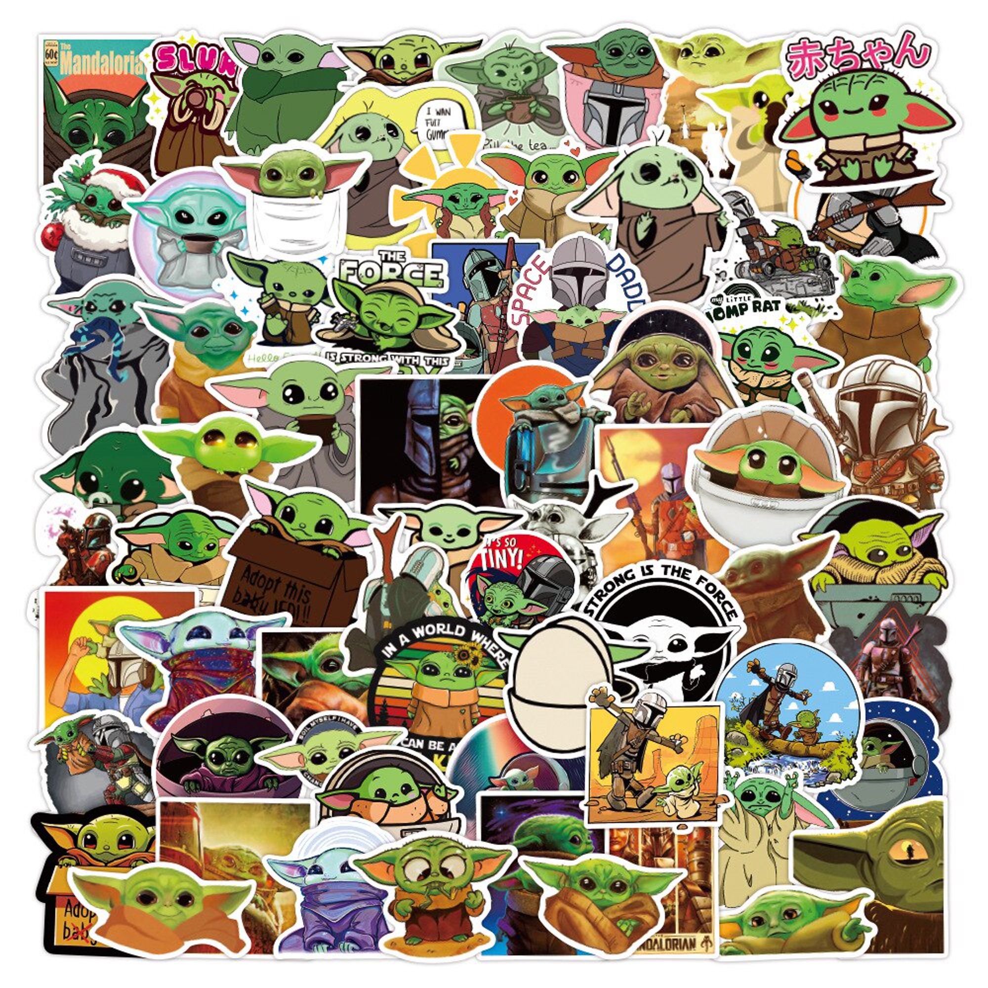 50/100pcs Cute Disney Cartoon Stickers Princess Stitch Mickey