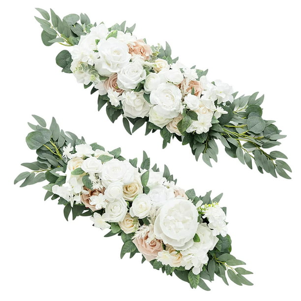 Guirnalda de flores 150 cm rosa/blanco/verde - RETIF