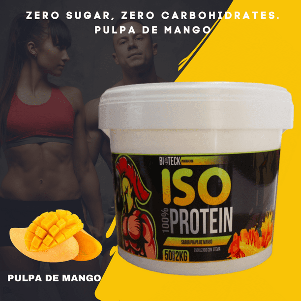 ISO protein, Proteina hidrolizada sabor pulpa de mango de 4.41 lbs/ 2kg…  BIOTECKPHARMA BIOTECKPHARMA ISO PROTEIN PROTEINA HIDROLIZADA 0  CARBOHIDRATOS