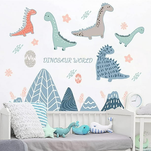Pegatinas de pared de dinosaurio con diseño de dinosaurios para