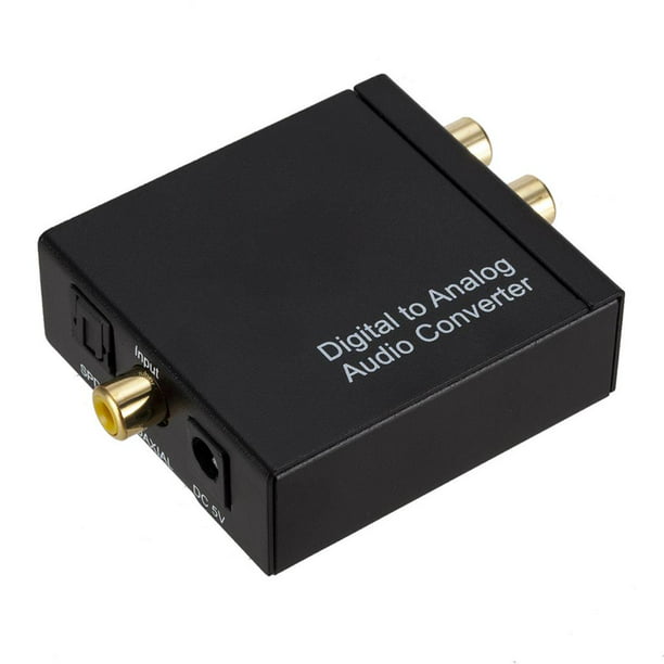Convertidor de audio digital a analógico estéreo Tarjeta de sonido USB  Convertidor de audio digital Convertidores de señal digital a analógica