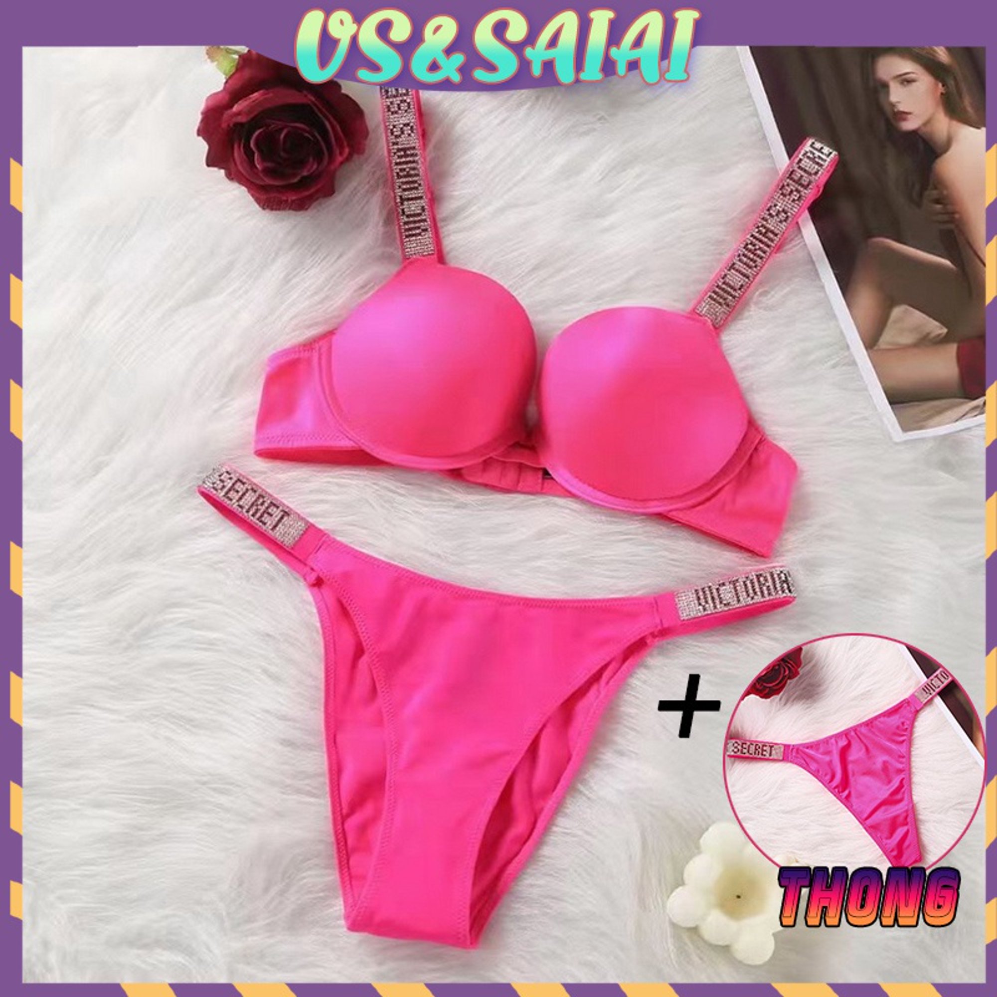 Conjunto de sujetador rosa y panty lencería gótica / lencería pervertida  lencería de cuero sintético / lencería gótica bralette gótica / lencería  hecha a mano -  México