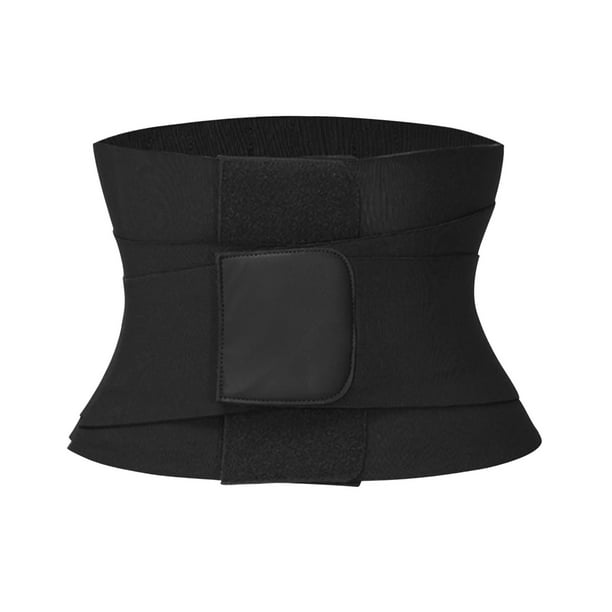  Faja - Cinturón moldeador de cuerpo para hombres y mujeres, con  cierre de triple toque, cinturón de sudor, adelgazante, soporte para la  espalda, aplanar, Negro - : Ropa, Zapatos y Joyería