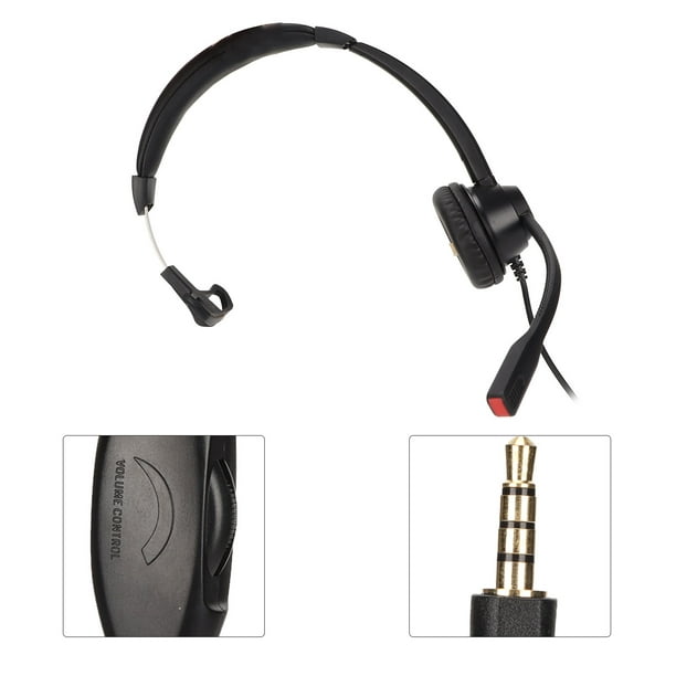 Auriculares De Negocios Con Cable, Diadema Flexible Para Teléfono,  Auriculares Ligeros Con Cancelaci ANGGREK