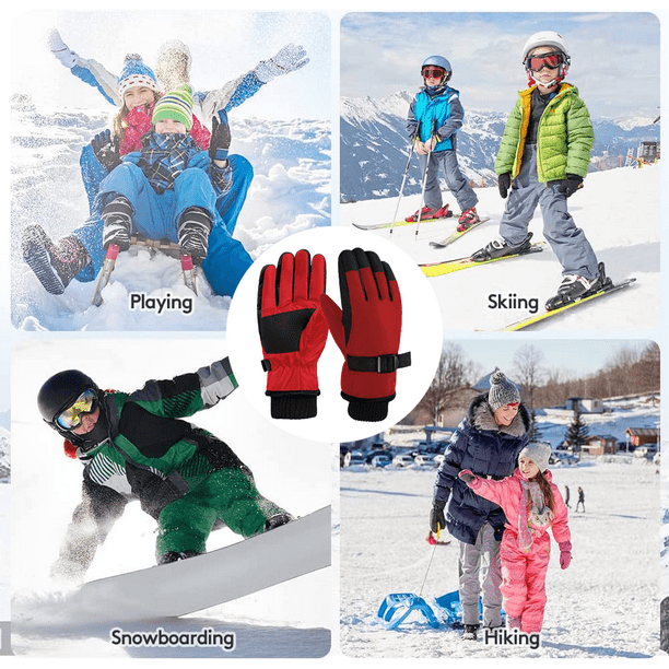 Guantes impermeables de esquí para nieve para hombre y mujer con  aislamiento en invierno para snowboard Zhivalor CPB-US-XD383-3