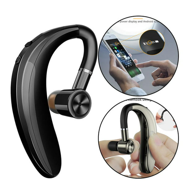 Auricular Bluetooth Gancho Para La Oreja Auriculares Manos Libres Con  Micrófono Incorporado Magideal Adapter