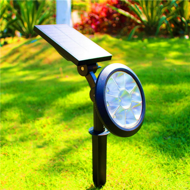 Foco LED Solar exterior jardin IP65 Luz Verde