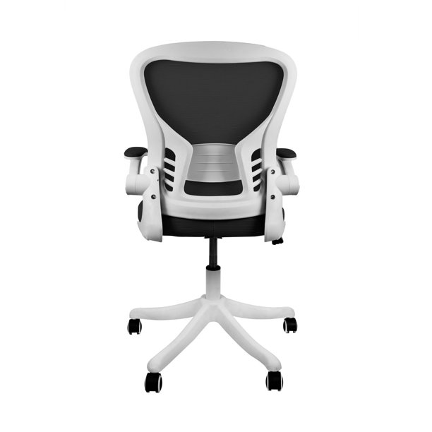  Seatingplus Silla ergonómica de oficina ejecutiva con soporte  lumbar, tela de lino, sillas de escritorio para oficina en casa, brazos  abatibles con ruedas, color gris : Productos de Oficina