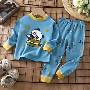 Conjunto de ropa de dormir para niños, ropa de dormir, Jersey, top, pantalones, pijama de Navidad, dibujos animados de dinosaurios, pijamas para bebés, niños y niñas, invierno, otoño