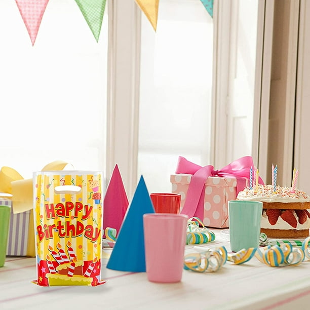 50 bolsas de regalo para fiestas infantiles, bolsas de golosinas de  cumpleaños, bolsas de regalo par JM