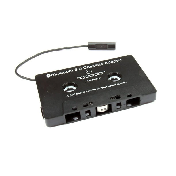 Cassette Bluetooth de audio para automóvil a receptor auxiliar, reproductor  de cinta Bluetooth 5.0 Adaptador auxiliar JAMW Sencillez