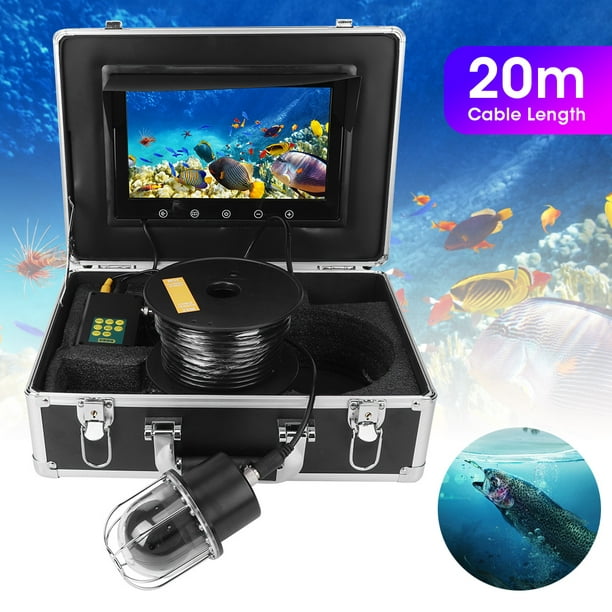 20M Underwater Fishing Video Camera 360 Degree Rotating Fish