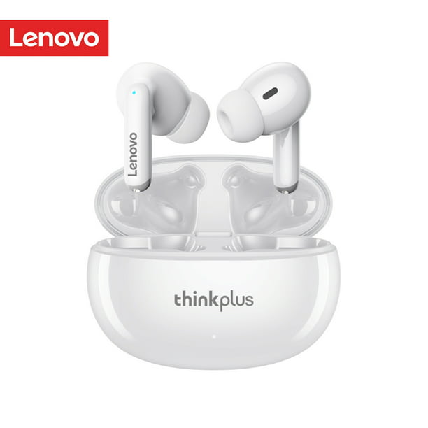 Lenovo XT88 BT5.3, Auriculares inalámbricos auténticos con micrófono,  Auriculares de música, Color Blanco