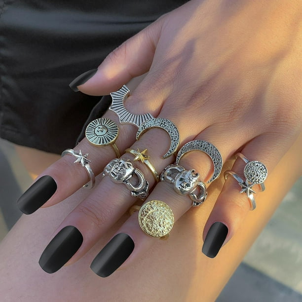 La mujer Accesorios de moda bohemia de la cadena de oro conjunto de los  anillos de bisutería - China La moda de joyería y anillos precio