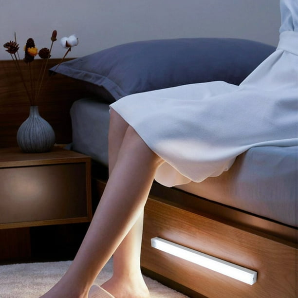 Comprar Luz LED nocturna inalámbrica con Sensor de movimiento, lámpara de  noche recargable por USB para armario de cocina, lámpara de armario,  retroiluminación de escalera