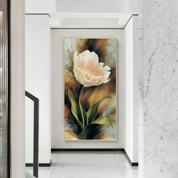 Cuadros modernos, Pintura de tulipán, Cuadro de flores