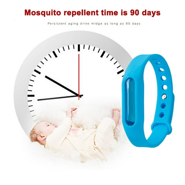 12 Uds pulsera repelente de insectos PU bandas impermeables antimosquitos  para mujeres yeacher