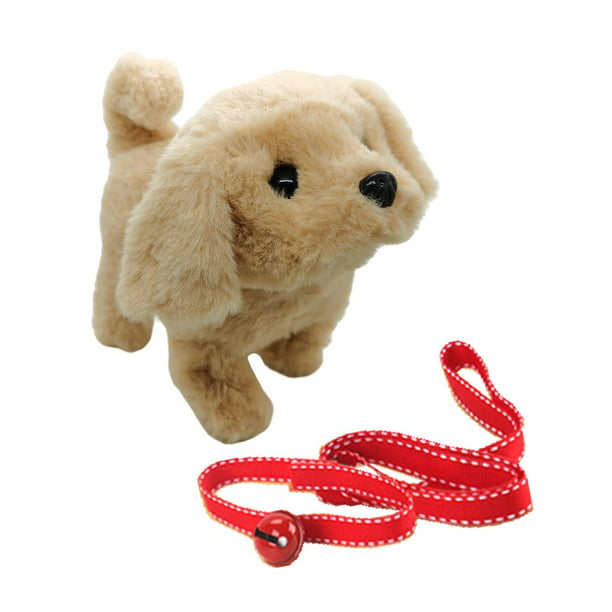Perro electrónico, juguete de peluche para perro, caminar, ladrar, juguete  interactivo realista para perros de 7 pulgadas, regalos para niños :  Juguetes y Juegos 