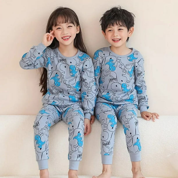 Pijamas de manga larga para bebés, ropa de dormir para niños, conjuntos de  pijamas de algodón para n El Tesoro Escondido