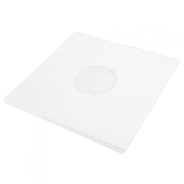 Protector de discos de vinilo transparente, bolsa de plástico antiestática  para discos de 7 pulgadas, 50 piezas - AliExpress