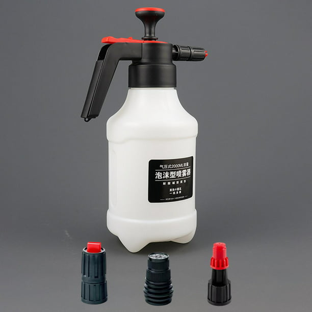Pulverizador de espuma de coche boquilla de agua aspersor con depósito de  jabón