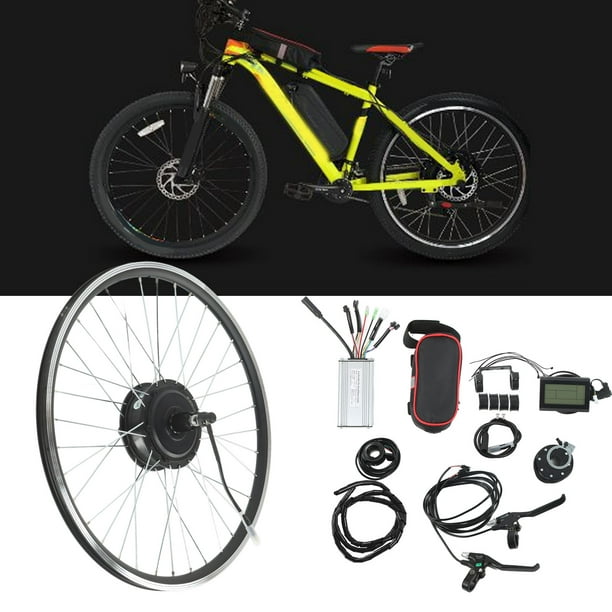 Kit de bicicleta eléctrica,Kit de conversión de bicicleta eléctrica,Kit de  conversión de rueda trasera de casete de bicicleta eléctrica,Kit de
