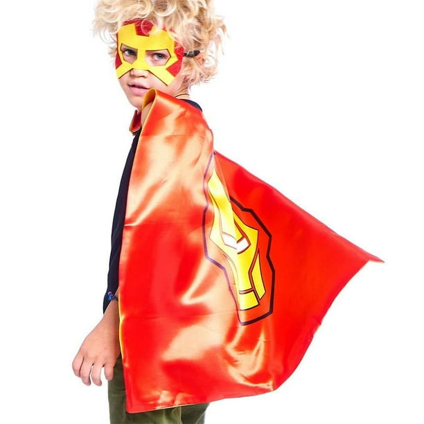 Juego de Capa de Superhéroe, Disfraz de Superhéroe para Niños Lanzadores,  LED Máscaras, Superheroes Cosplay con Capas para Halloween, Cosplay,  Fiestas de Cumpleaños (Capitán-Azul) : : Juguetes y Juegos