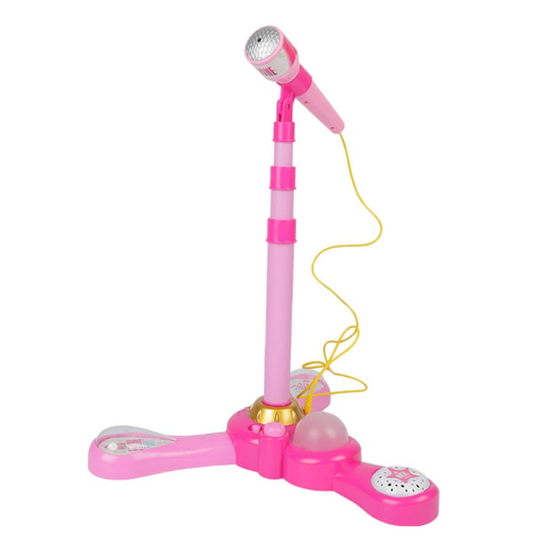 Micrófono de juguete de 7,9 pulgadas para , micrófonos de plástico para  diversión de , accesorio de escenario o disfraz, regalos de fie Rosado  Sunnimix Propófono artificial